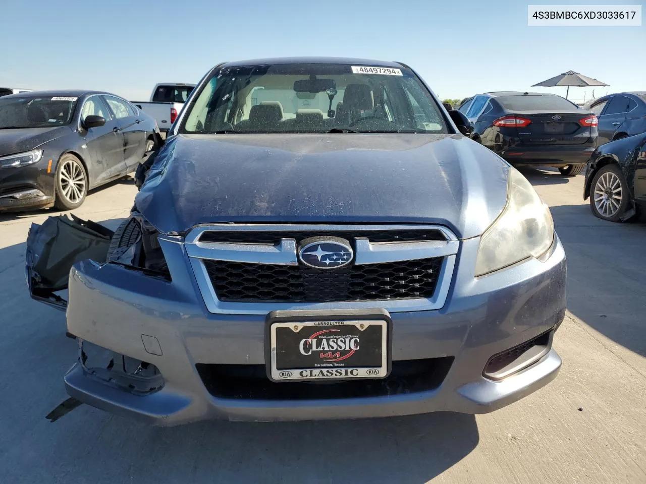 2013 Subaru Legacy 2.5I Premium VIN: 4S3BMBC6XD3033617 Lot: 48497294