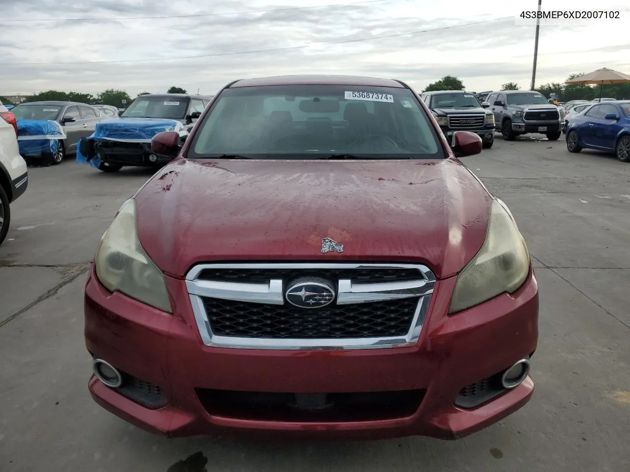 2013 Subaru Legacy 3.6R Limited VIN: 4S3BMEP6XD2007102 Lot: 53687374