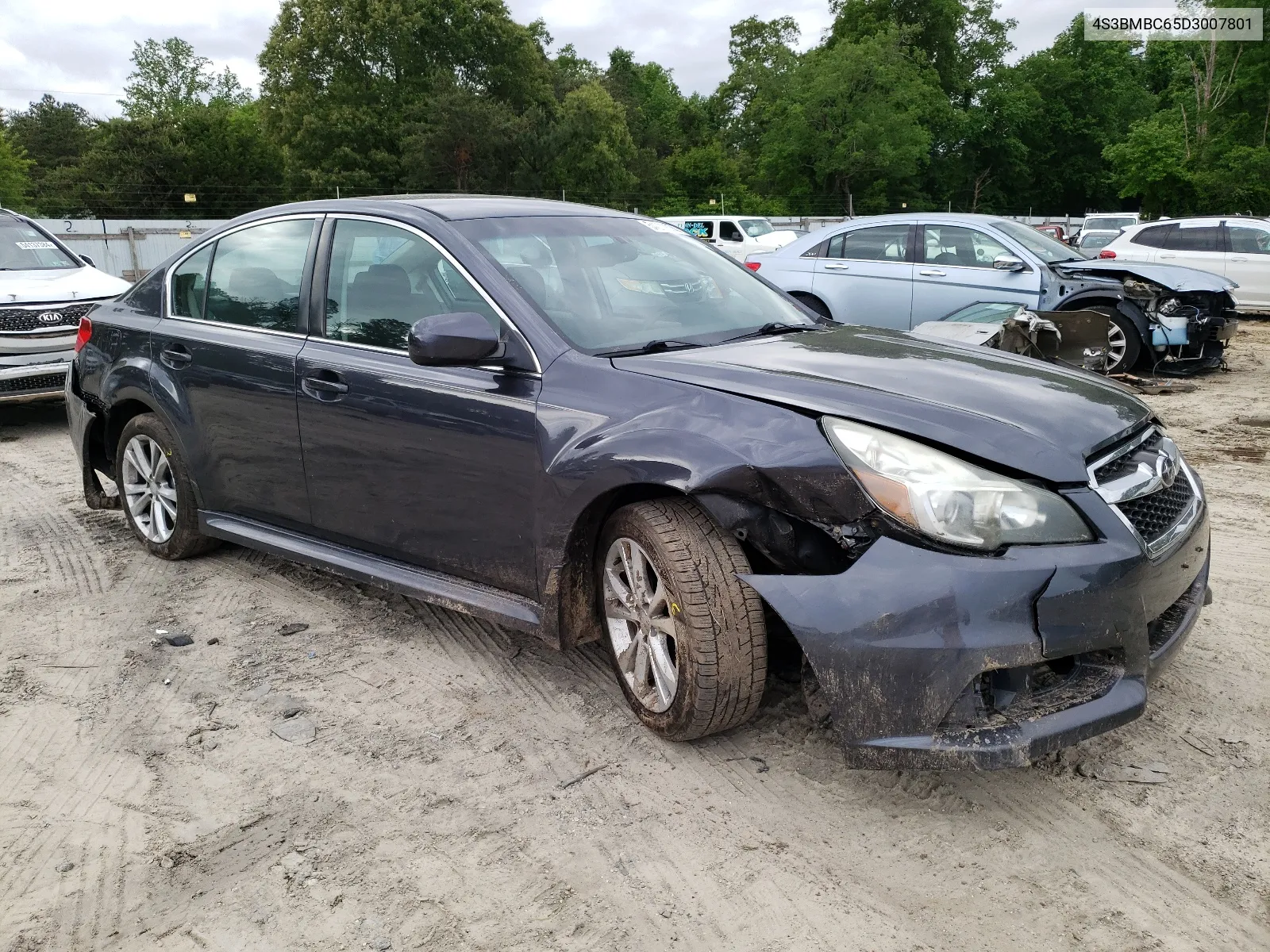 2013 Subaru Legacy 2.5I Premium VIN: 4S3BMBC65D3007801 Lot: 54233574