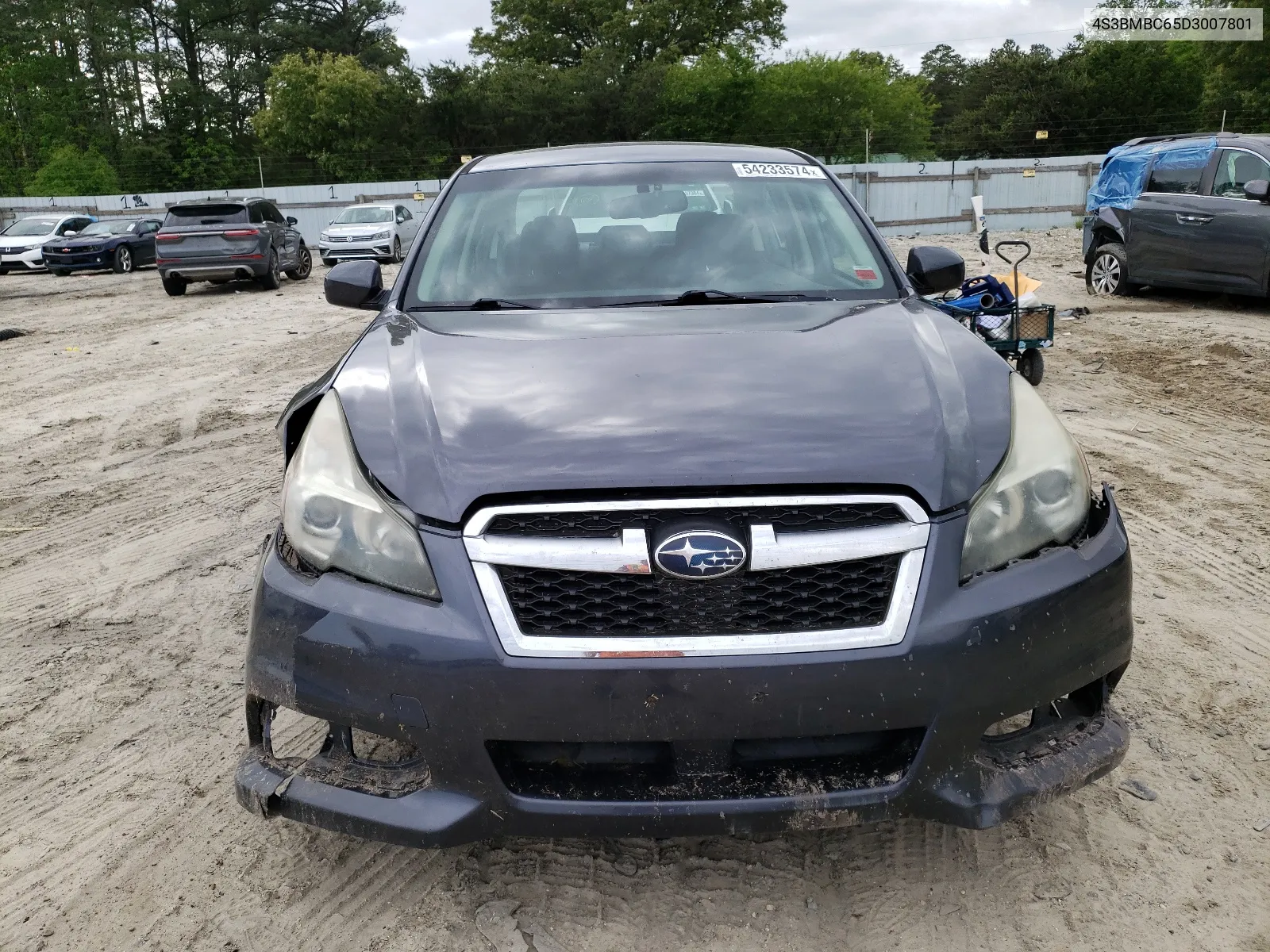 2013 Subaru Legacy 2.5I Premium VIN: 4S3BMBC65D3007801 Lot: 54233574