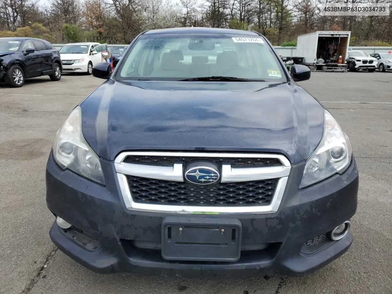 2013 Subaru Legacy 2.5I Limited VIN: 4S3BMBP63D3034733 Lot: 54571264