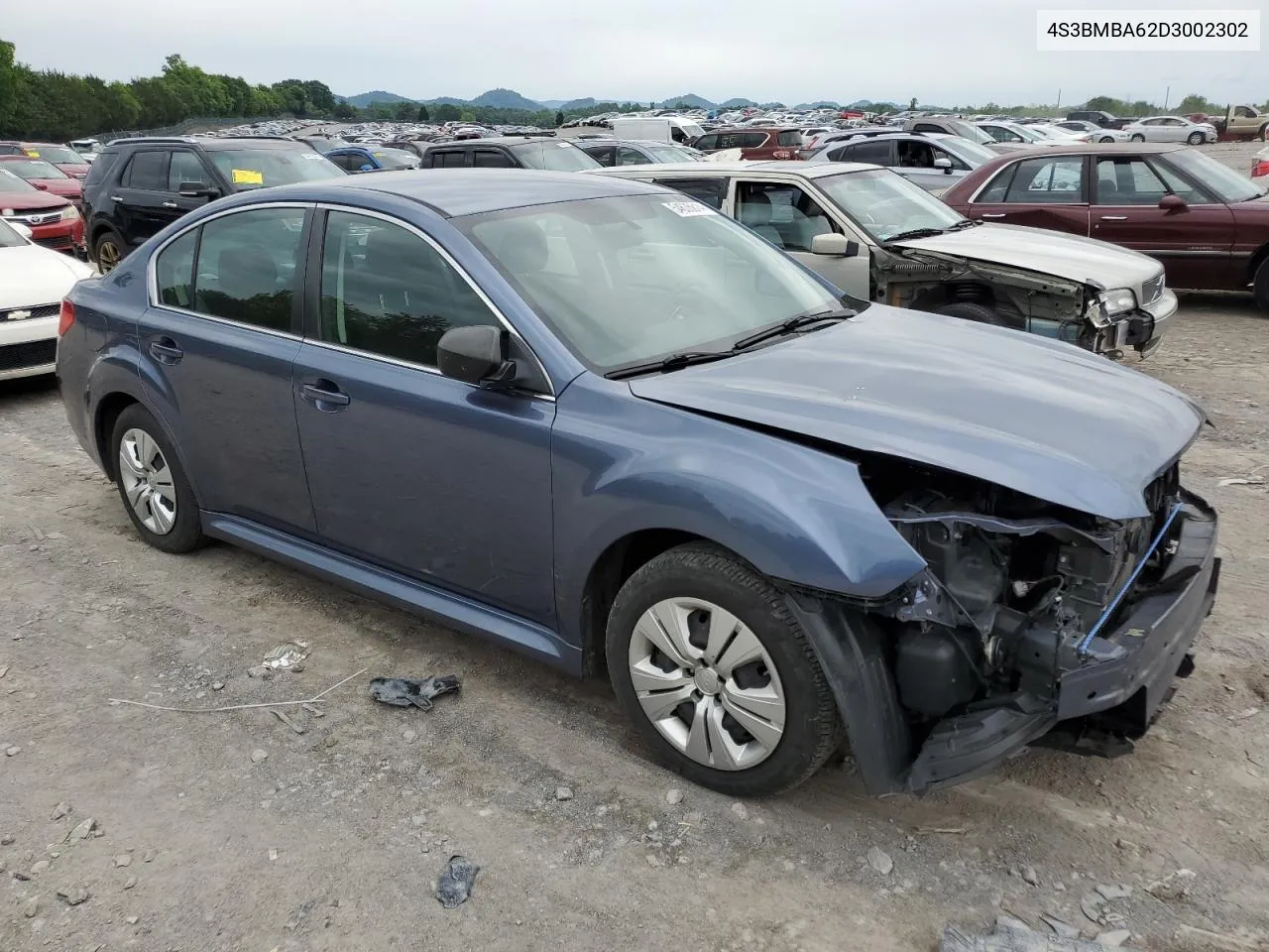 2013 Subaru Legacy 2.5I VIN: 4S3BMBA62D3002302 Lot: 54635814