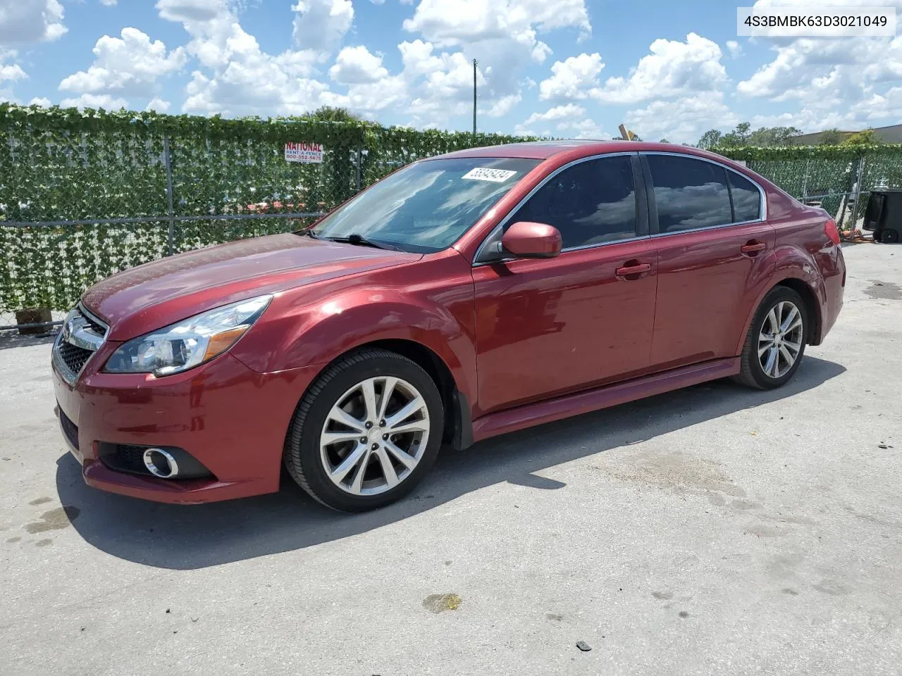 2013 Subaru Legacy 2.5I Limited VIN: 4S3BMBK63D3021049 Lot: 55345434