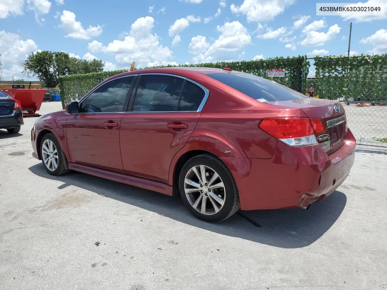 2013 Subaru Legacy 2.5I Limited VIN: 4S3BMBK63D3021049 Lot: 55345434