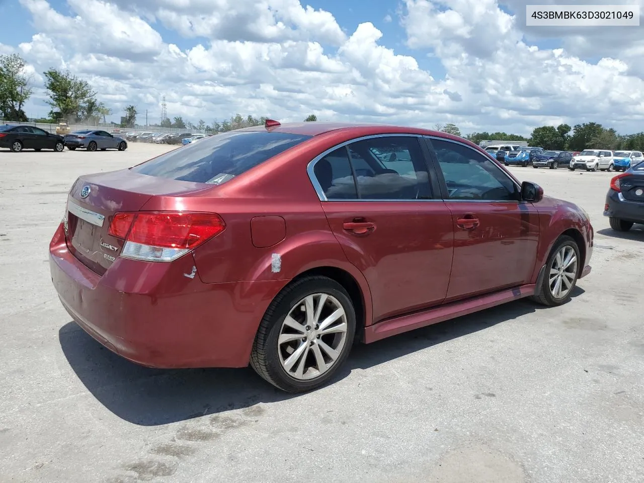 2013 Subaru Legacy 2.5I Limited VIN: 4S3BMBK63D3021049 Lot: 55345434