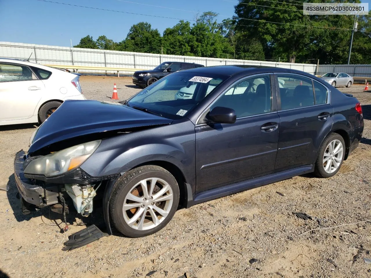 2013 Subaru Legacy 2.5I Limited VIN: 4S3BMCP62D3002801 Lot: 55374564