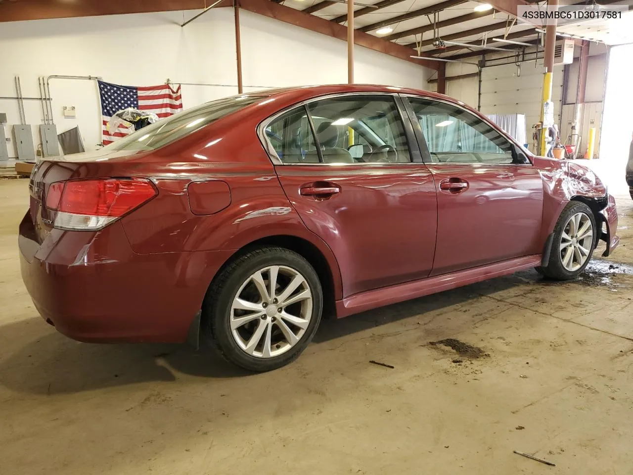 2013 Subaru Legacy 2.5I Premium VIN: 4S3BMBC61D3017581 Lot: 55417314