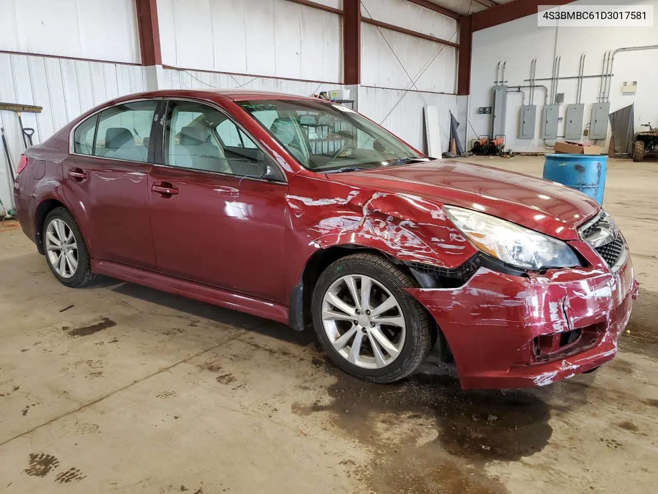 2013 Subaru Legacy 2.5I Premium VIN: 4S3BMBC61D3017581 Lot: 55417314