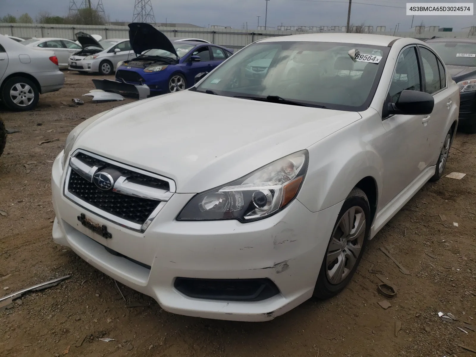 2013 Subaru Legacy 2.5I VIN: 4S3BMCA65D3024574 Lot: 56014224