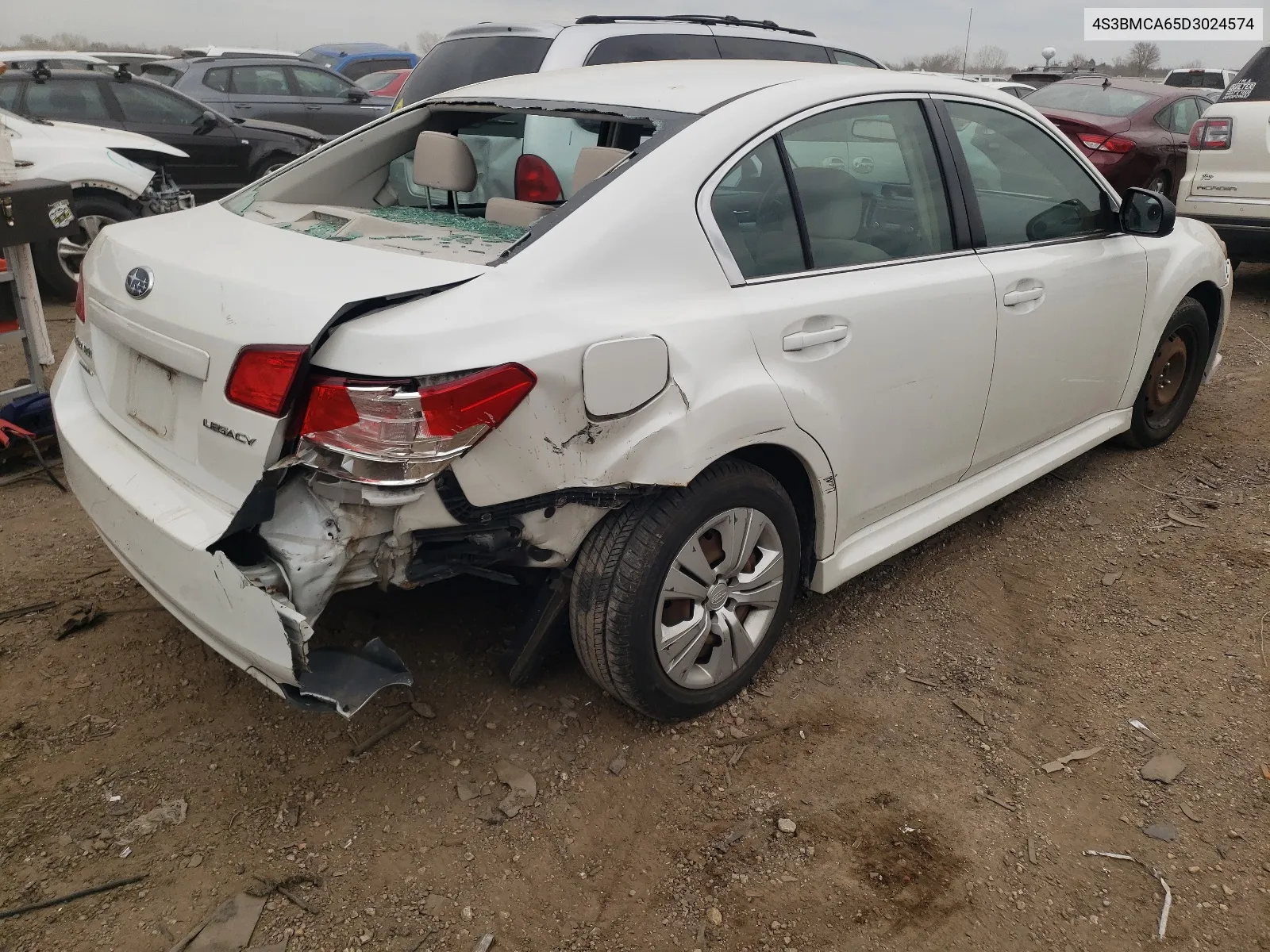 2013 Subaru Legacy 2.5I VIN: 4S3BMCA65D3024574 Lot: 56014224