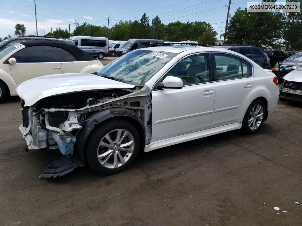 2013 Subaru Legacy 3.6R Limited VIN: 4S3BMEK64D2007233 Lot: 57328054