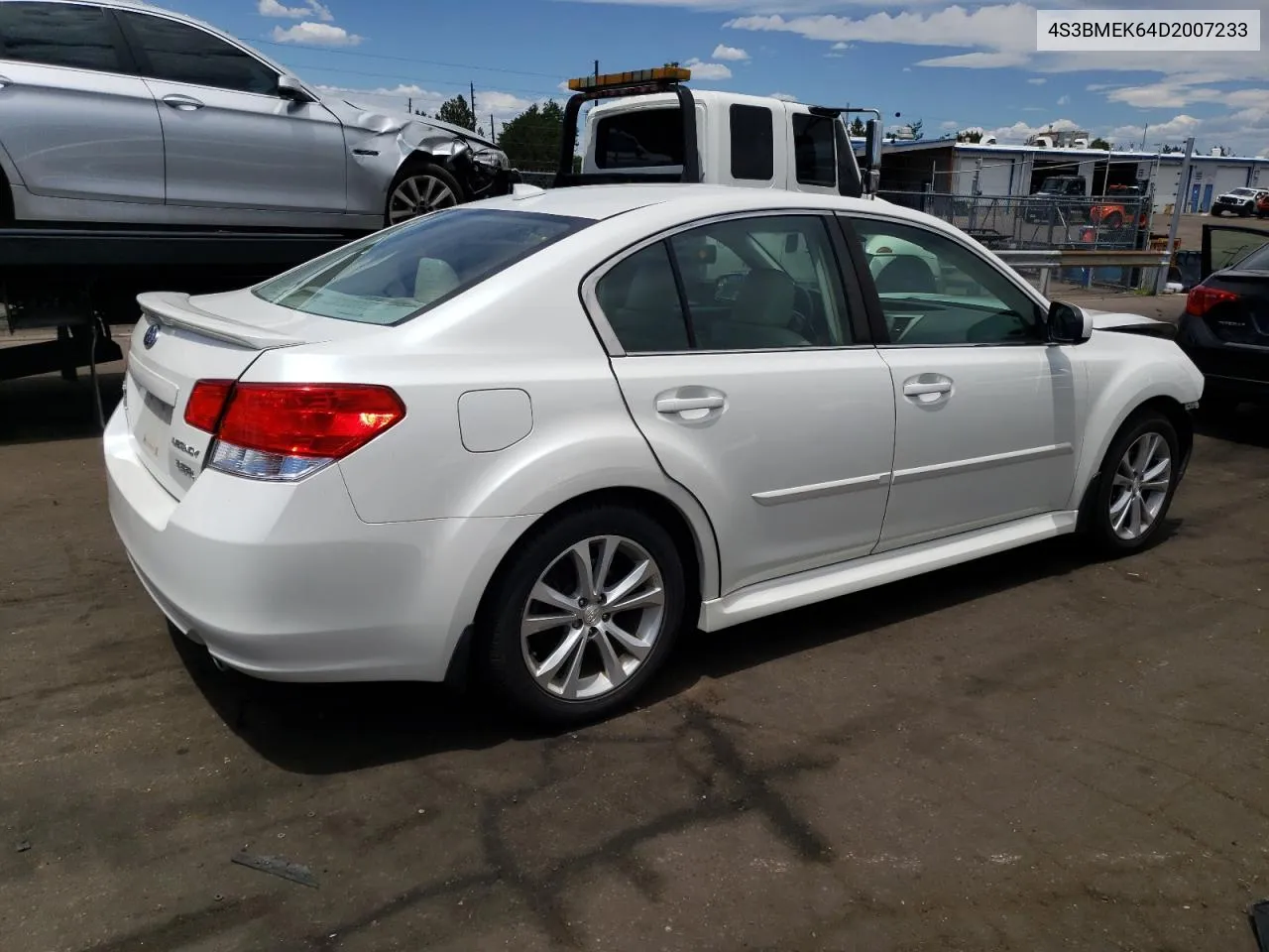 2013 Subaru Legacy 3.6R Limited VIN: 4S3BMEK64D2007233 Lot: 57328054