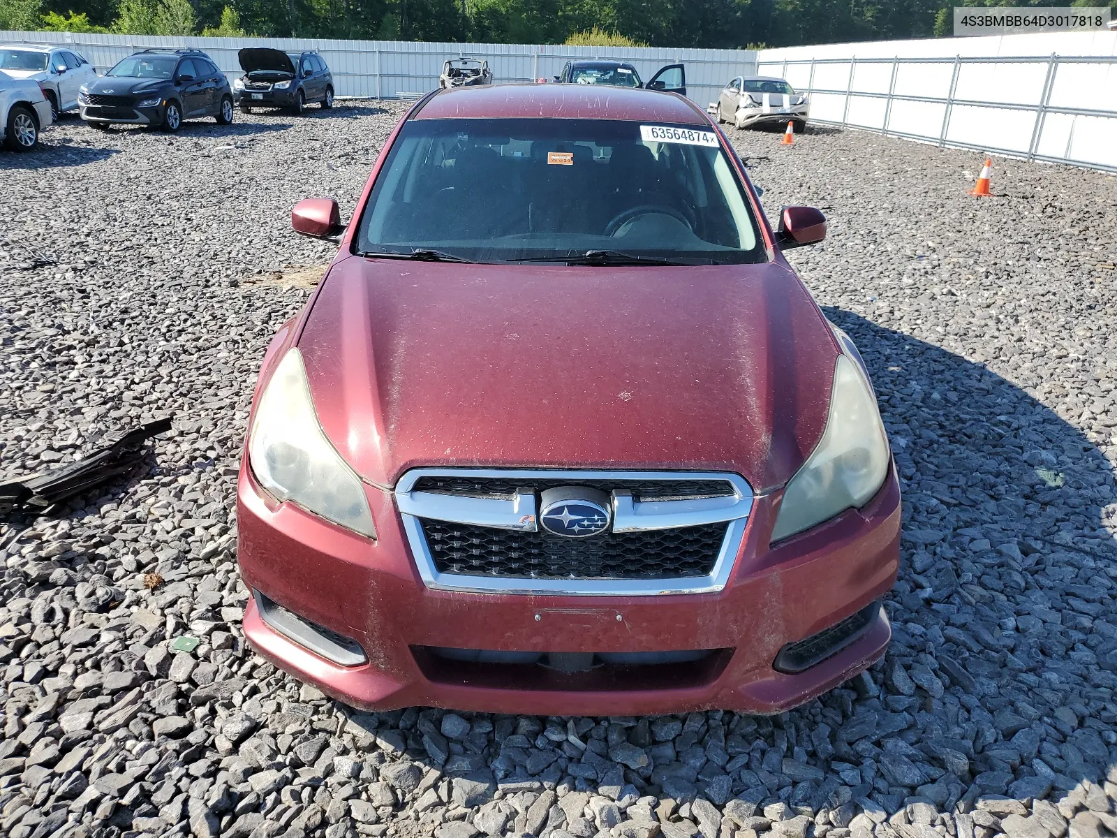 2013 Subaru Legacy 2.5I Premium VIN: 4S3BMBB64D3017818 Lot: 63564874