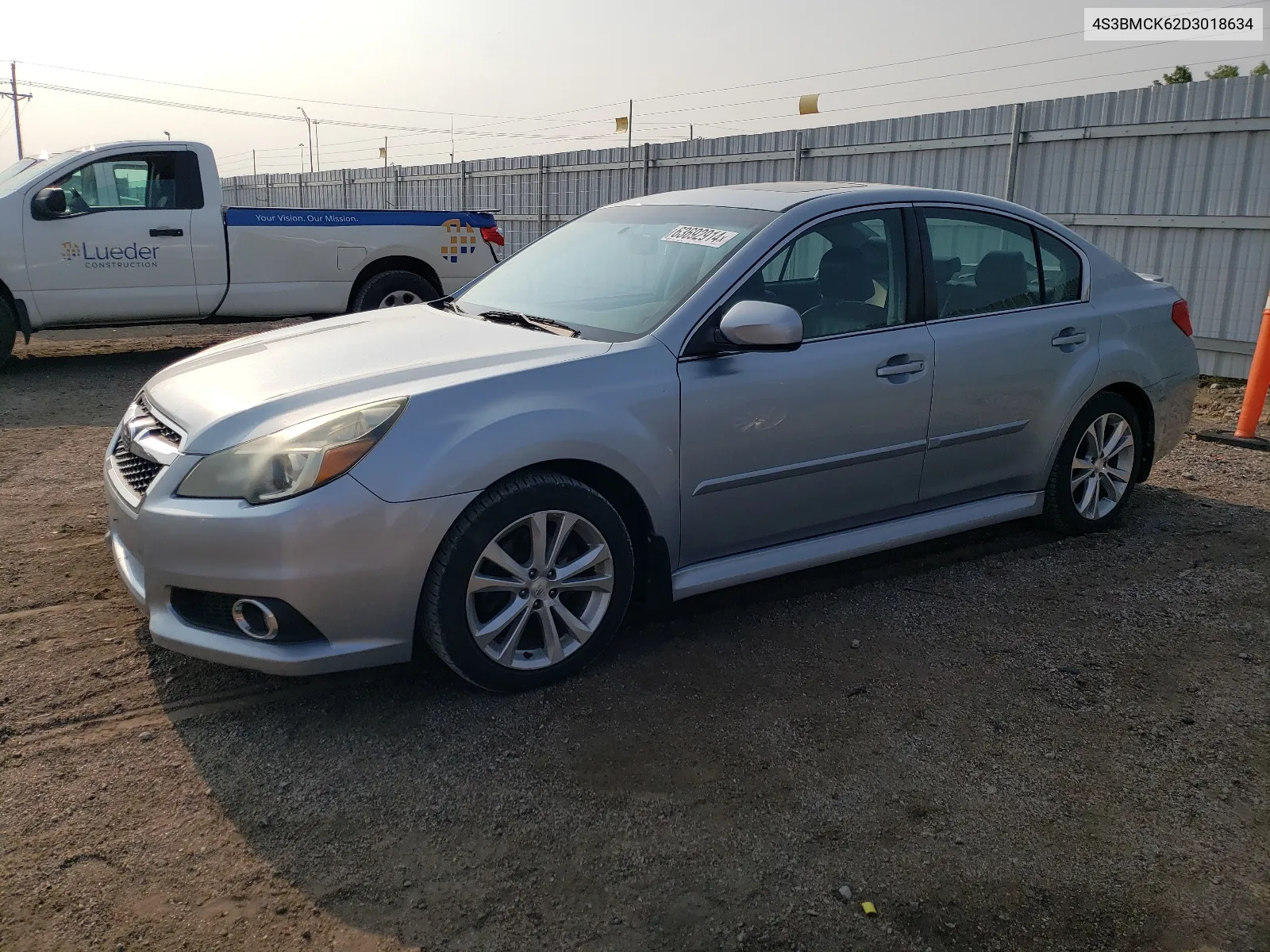 2013 Subaru Legacy 2.5I Limited VIN: 4S3BMCK62D3018634 Lot: 63692914