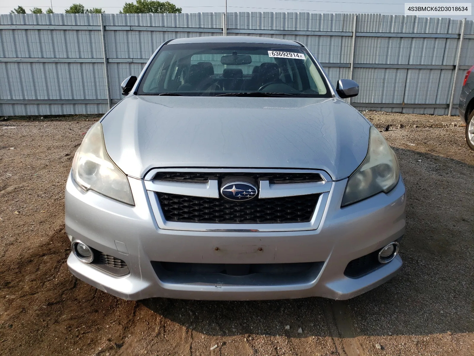 2013 Subaru Legacy 2.5I Limited VIN: 4S3BMCK62D3018634 Lot: 63692914