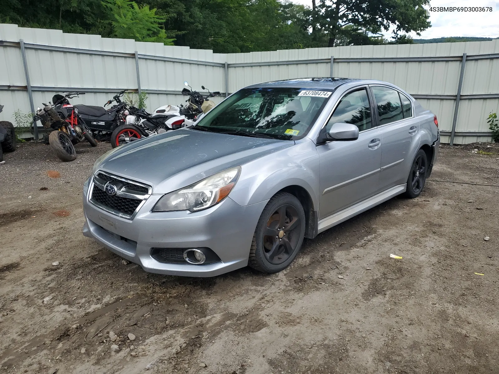 2013 Subaru Legacy 2.5I Limited VIN: 4S3BMBP69D3003678 Lot: 63708474