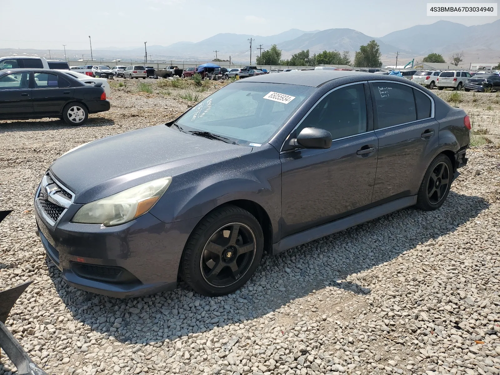 2013 Subaru Legacy 2.5I VIN: 4S3BMBA67D3034940 Lot: 65055934