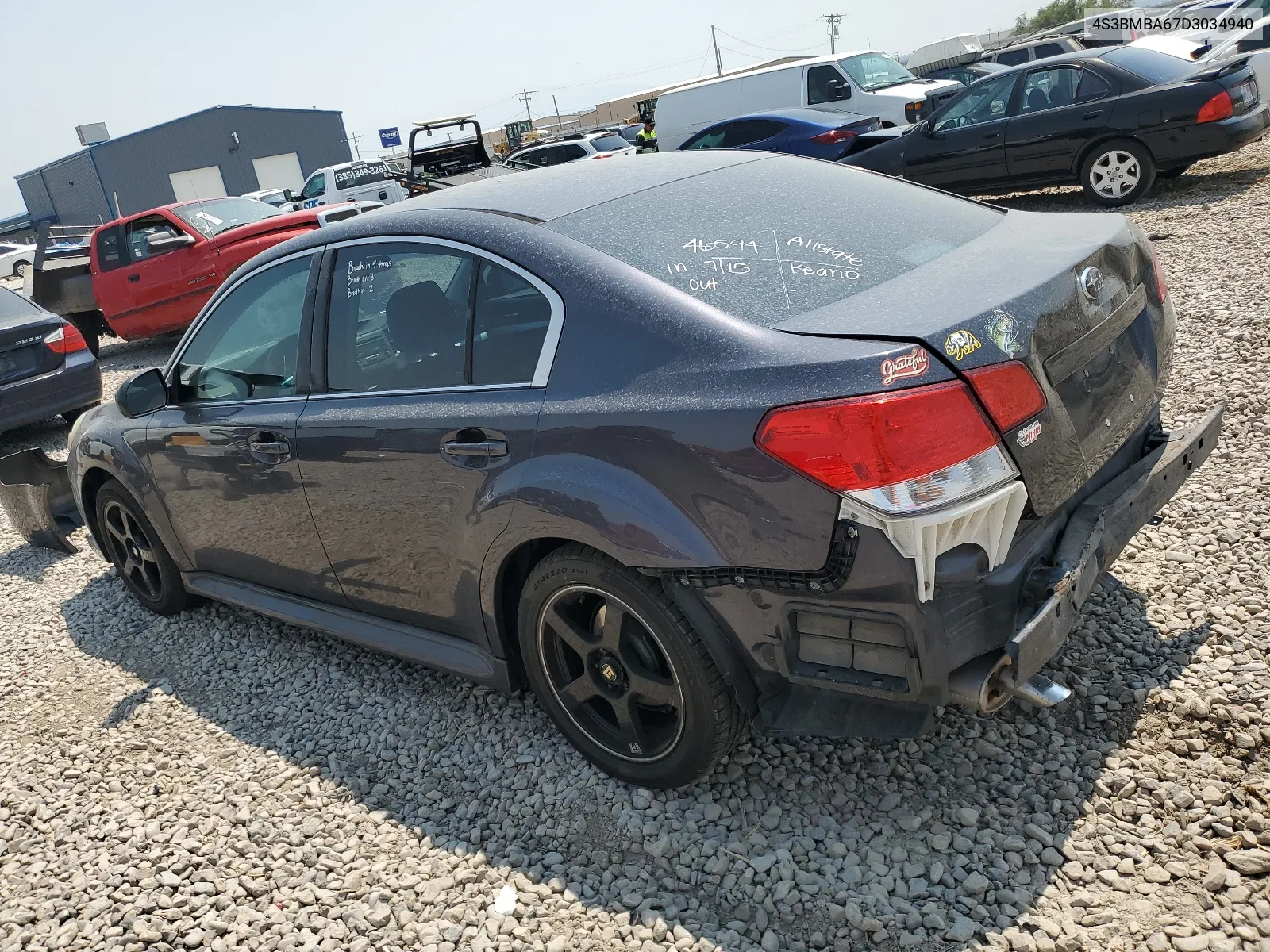 2013 Subaru Legacy 2.5I VIN: 4S3BMBA67D3034940 Lot: 65055934