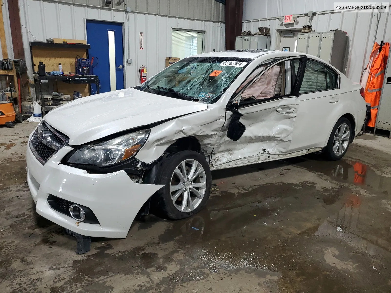 2013 Subaru Legacy 2.5I Premium VIN: 4S3BMBG6XD3008209 Lot: 66463564