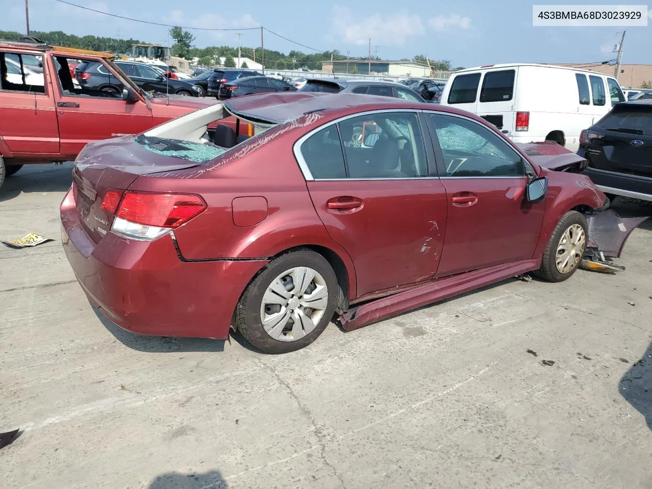 2013 Subaru Legacy 2.5I VIN: 4S3BMBA68D3023929 Lot: 67836004