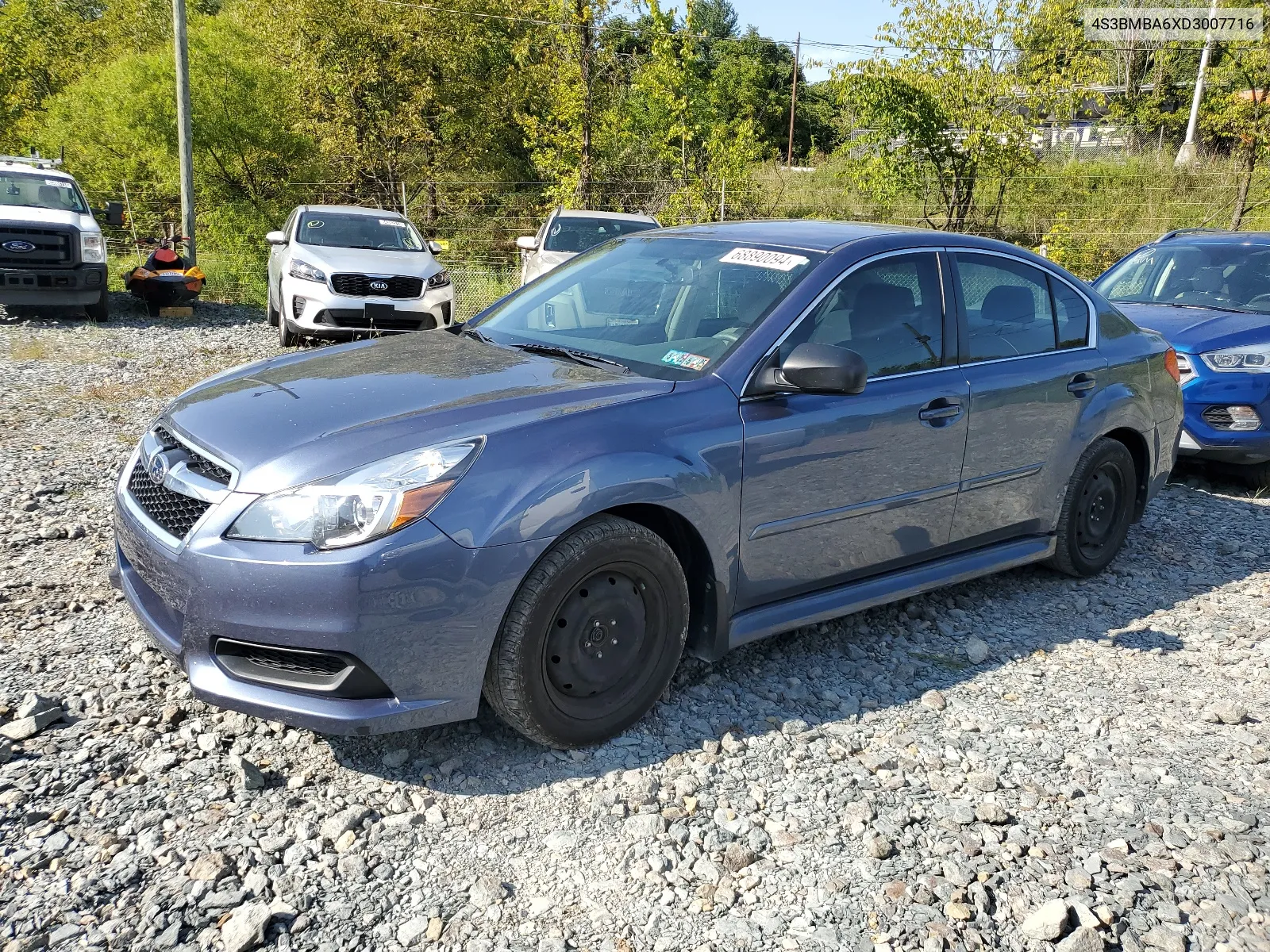 2013 Subaru Legacy 2.5I VIN: 4S3BMBA6XD3007716 Lot: 68890094