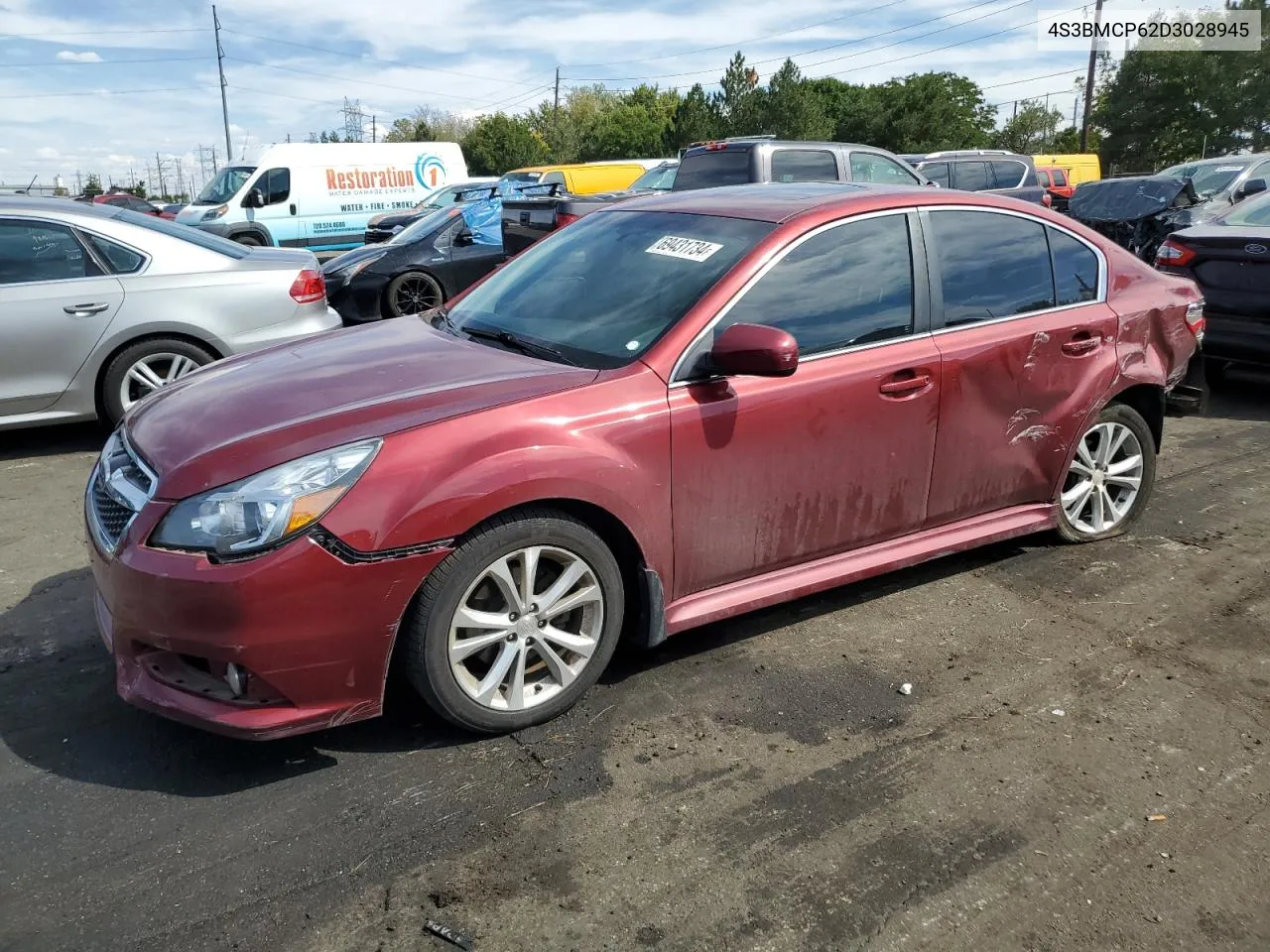 2013 Subaru Legacy 2.5I Limited VIN: 4S3BMCP62D3028945 Lot: 69431734