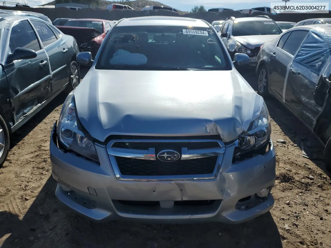 2013 Subaru Legacy 2.5I Limited VIN: 4S3BMCL62D3004277 Lot: 69559204