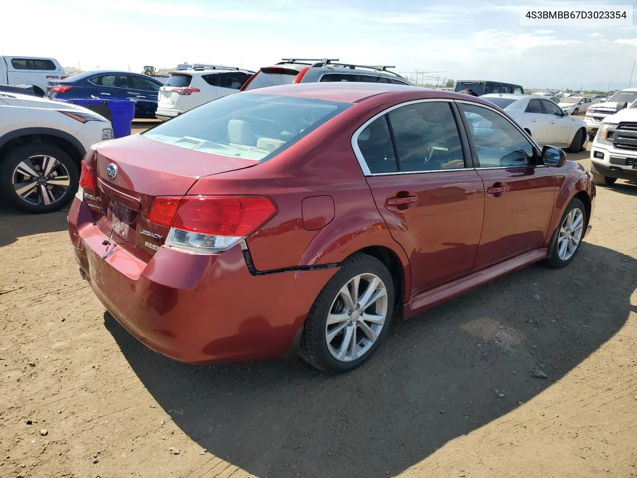 2013 Subaru Legacy 2.5I Premium VIN: 4S3BMBB67D3023354 Lot: 71021094