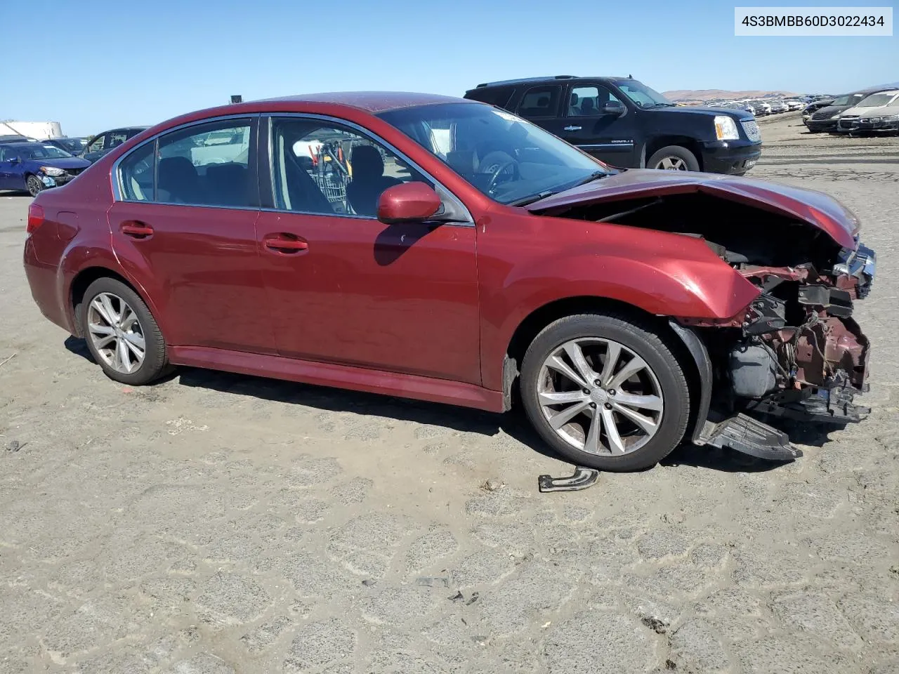 2013 Subaru Legacy 2.5I Premium VIN: 4S3BMBB60D3022434 Lot: 71234524