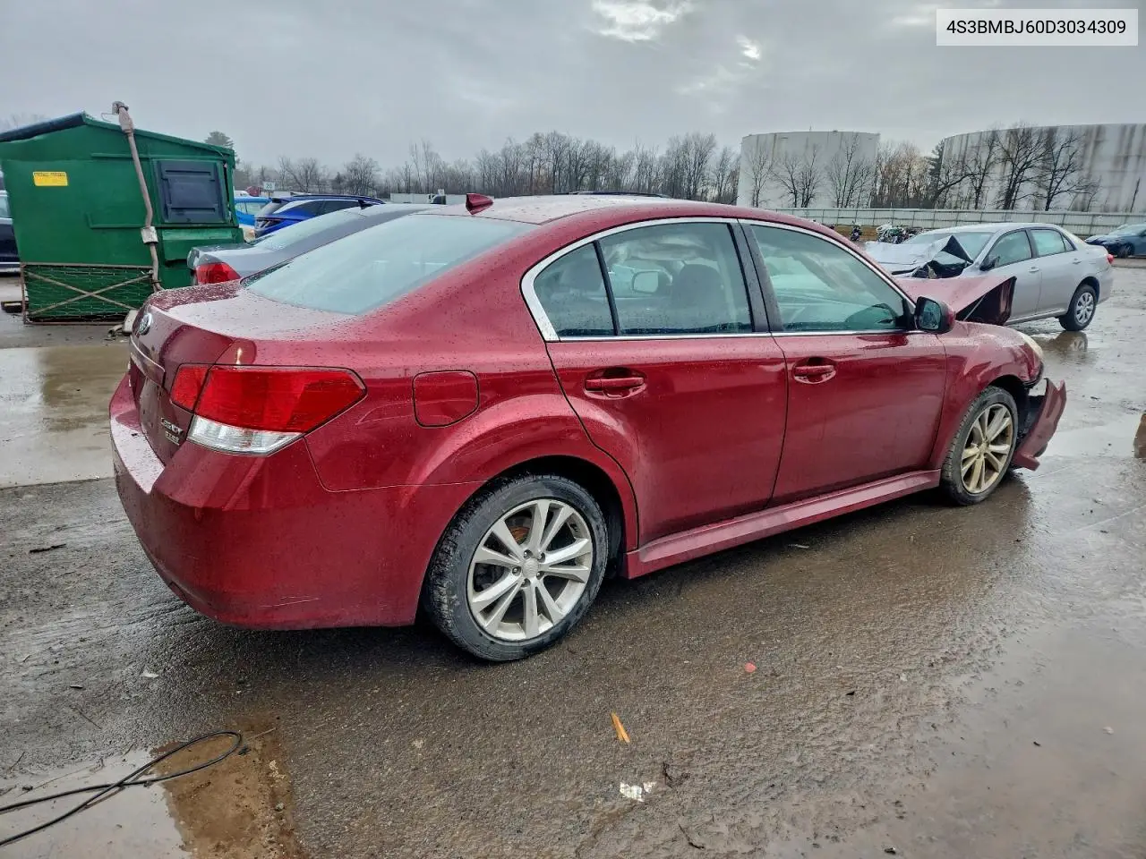 4S3BMBJ60D3034309 2013 Subaru Legacy 2.5I Limited