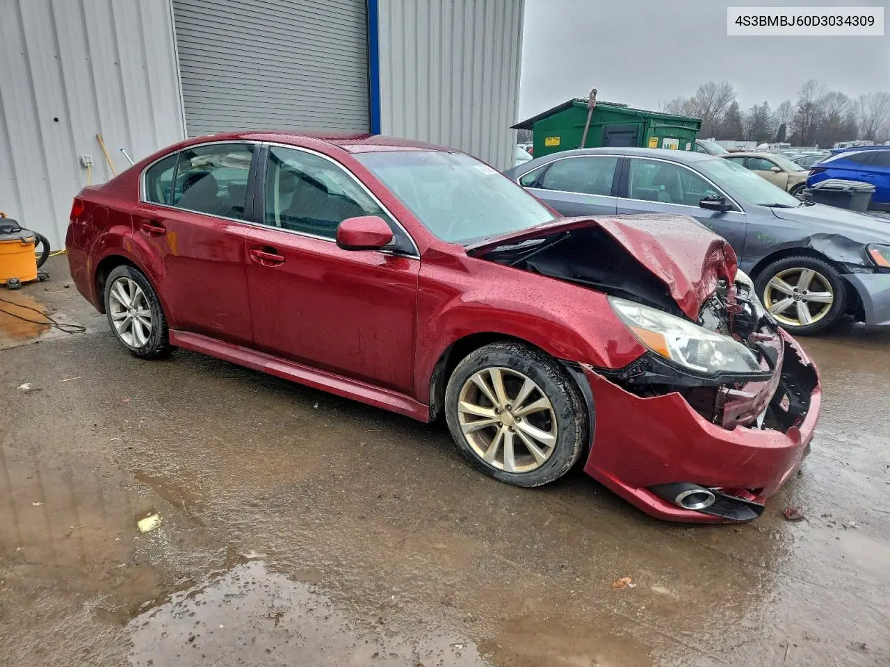 4S3BMBJ60D3034309 2013 Subaru Legacy 2.5I Limited