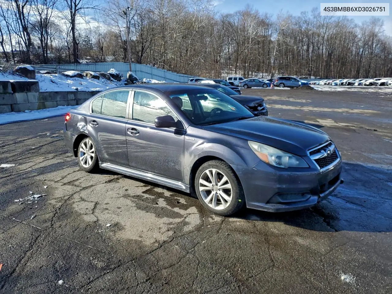 4S3BMBB6XD3026751 2013 Subaru Legacy 2.5I Premium