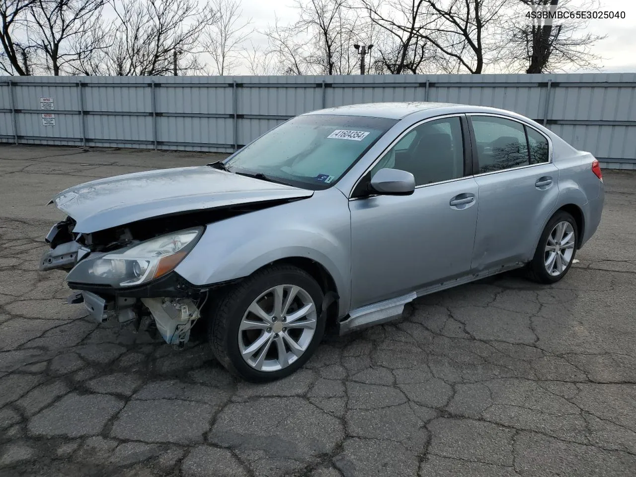 2014 Subaru Legacy 2.5I Premium VIN: 4S3BMBC65E3025040 Lot: 41604354