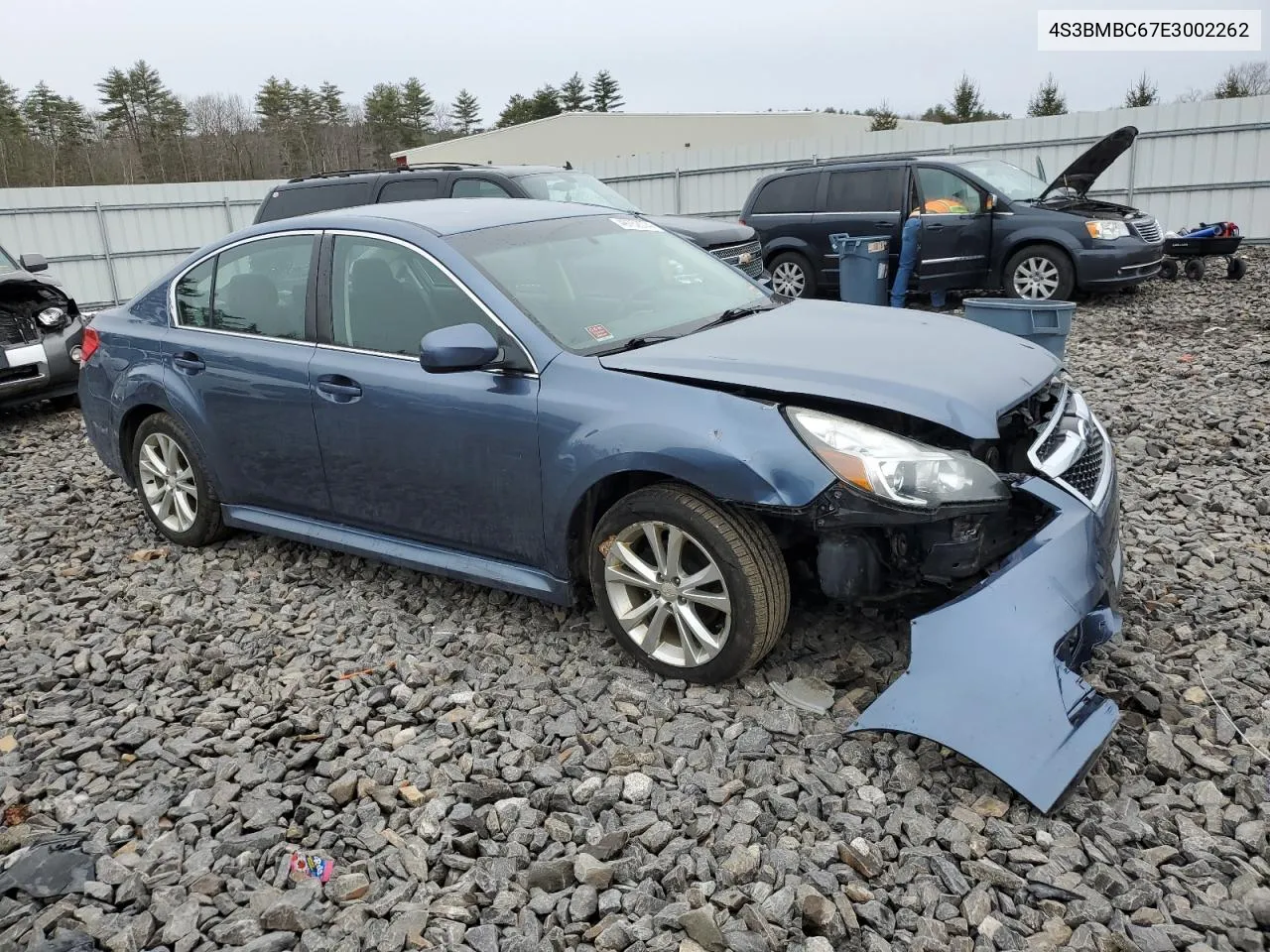 2014 Subaru Legacy 2.5I Premium VIN: 4S3BMBC67E3002262 Lot: 49752074