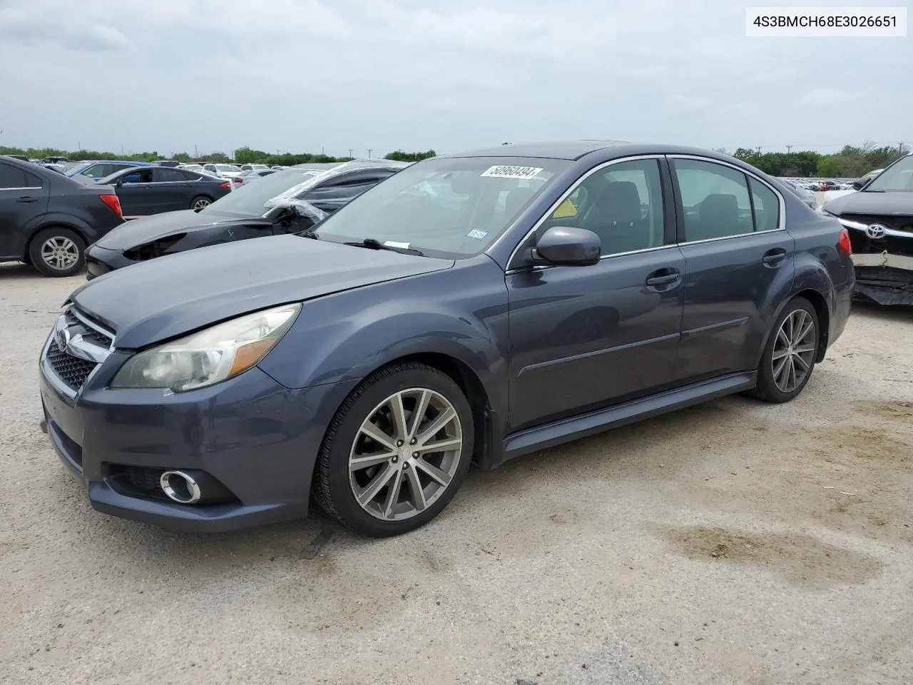 2014 Subaru Legacy 2.5I Sport VIN: 4S3BMCH68E3026651 Lot: 50960494