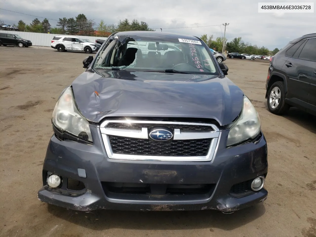 2014 Subaru Legacy 2.5I VIN: 4S3BMBA66E3036728 Lot: 53573084