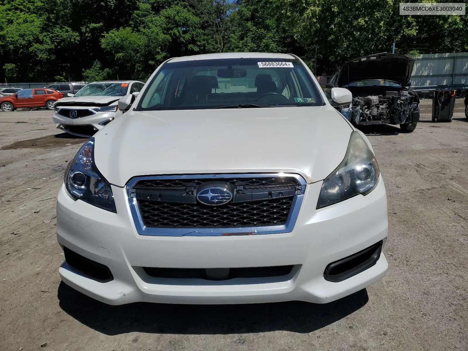 2014 Subaru Legacy 2.5I Premium VIN: 4S3BMCD6XE3003040 Lot: 56883664