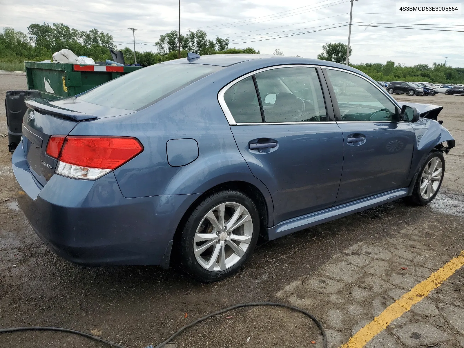 2014 Subaru Legacy 2.5I Premium VIN: 4S3BMCD63E3005664 Lot: 60761474