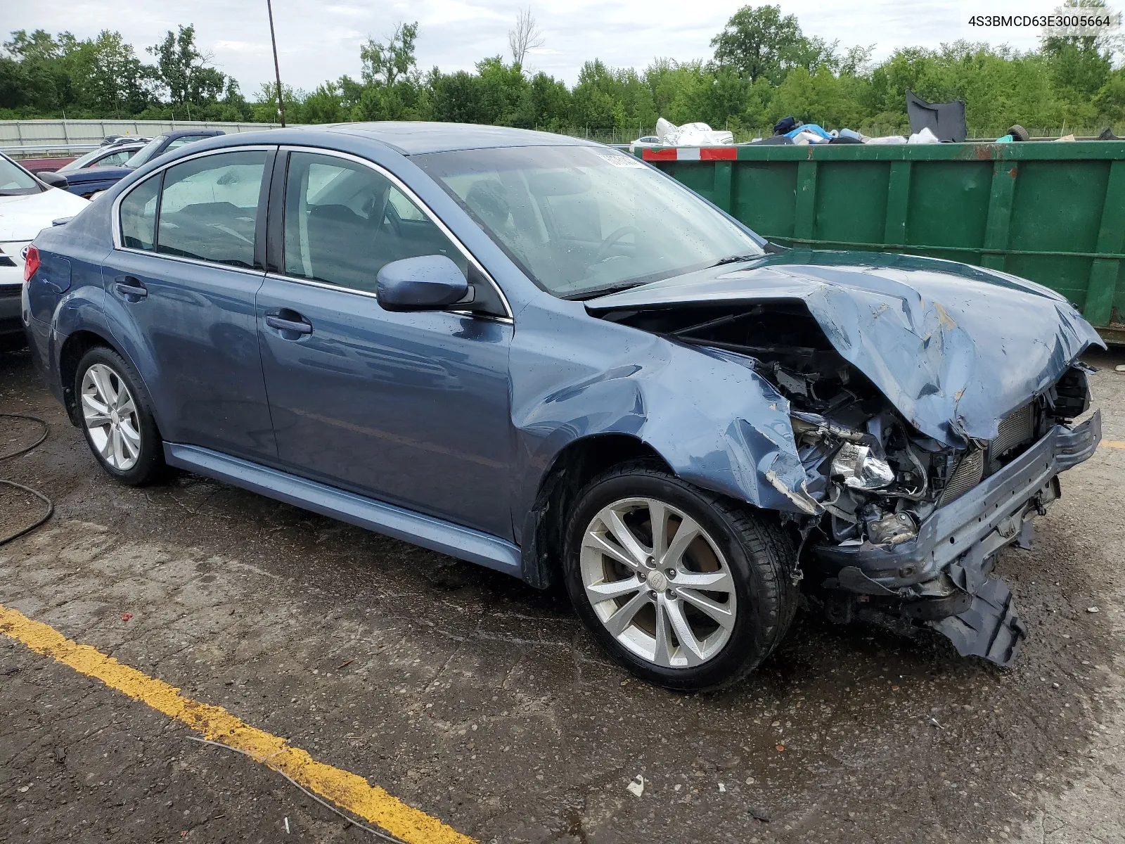 2014 Subaru Legacy 2.5I Premium VIN: 4S3BMCD63E3005664 Lot: 60761474