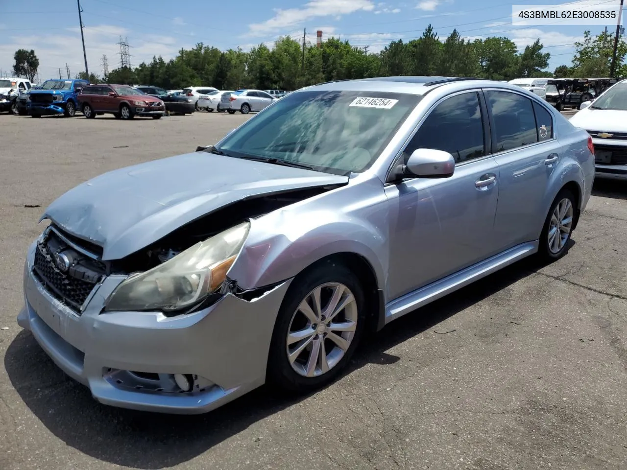 2014 Subaru Legacy 2.5I Limited VIN: 4S3BMBL62E3008535 Lot: 62146254