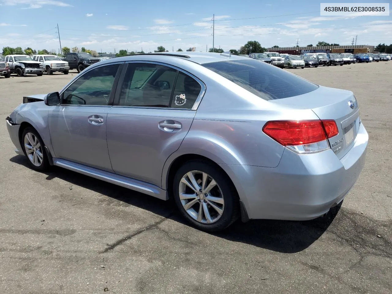 2014 Subaru Legacy 2.5I Limited VIN: 4S3BMBL62E3008535 Lot: 62146254