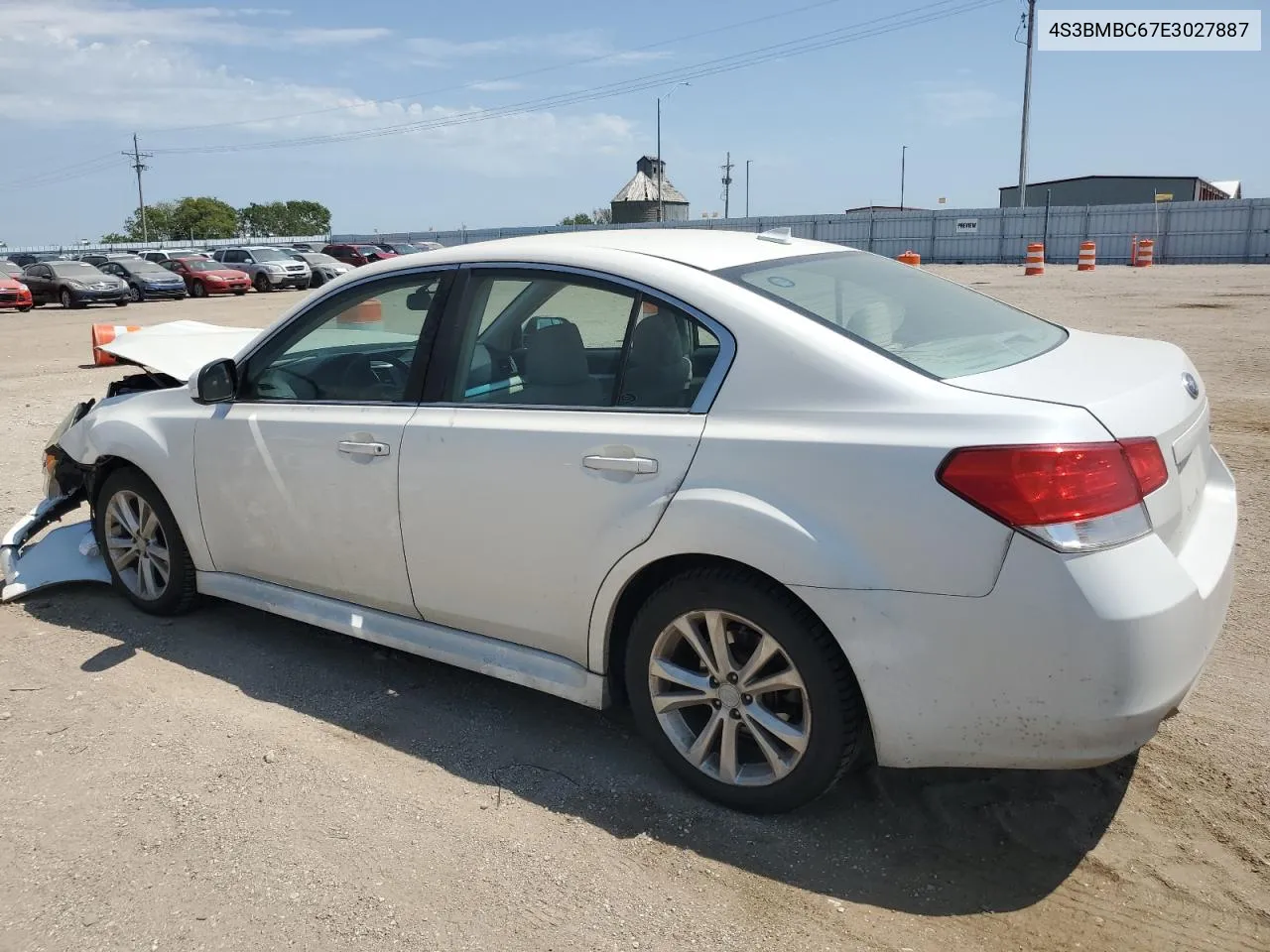 2014 Subaru Legacy 2.5I Premium VIN: 4S3BMBC67E3027887 Lot: 64782154