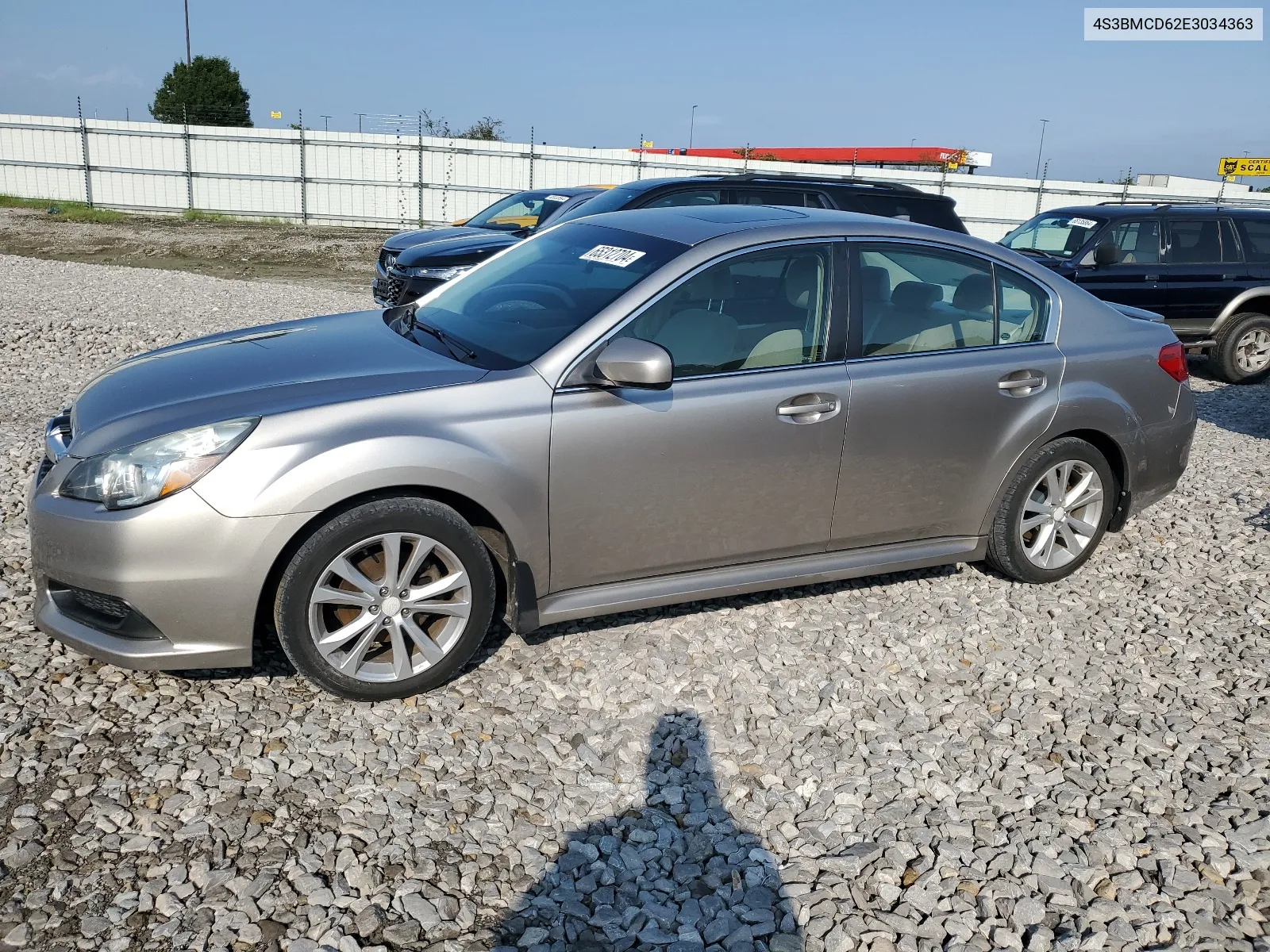 2014 Subaru Legacy 2.5I Premium VIN: 4S3BMCD62E3034363 Lot: 65312704