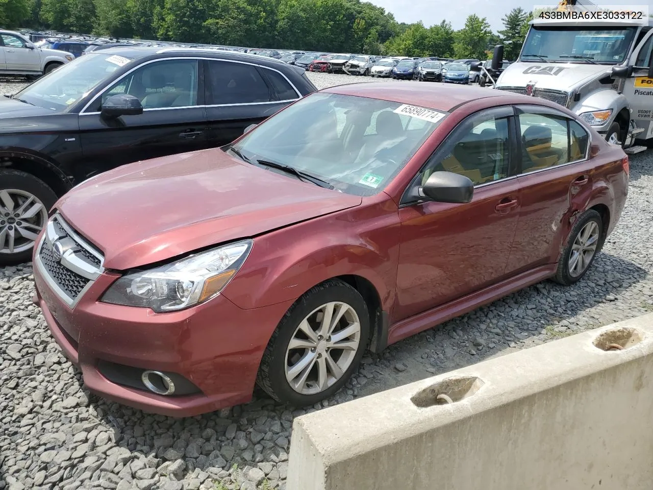 2014 Subaru Legacy 2.5I VIN: 4S3BMBA6XE3033122 Lot: 65890774