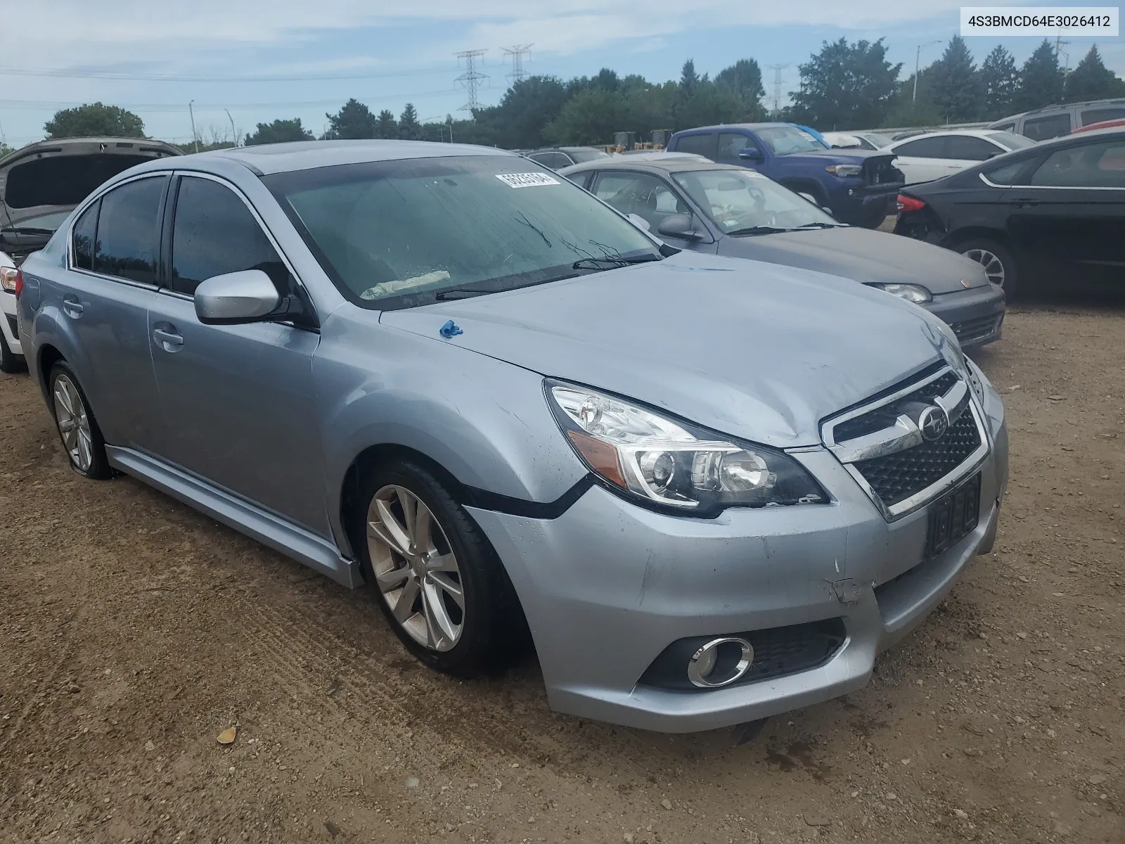 2014 Subaru Legacy 2.5I Premium VIN: 4S3BMCD64E3026412 Lot: 66235164