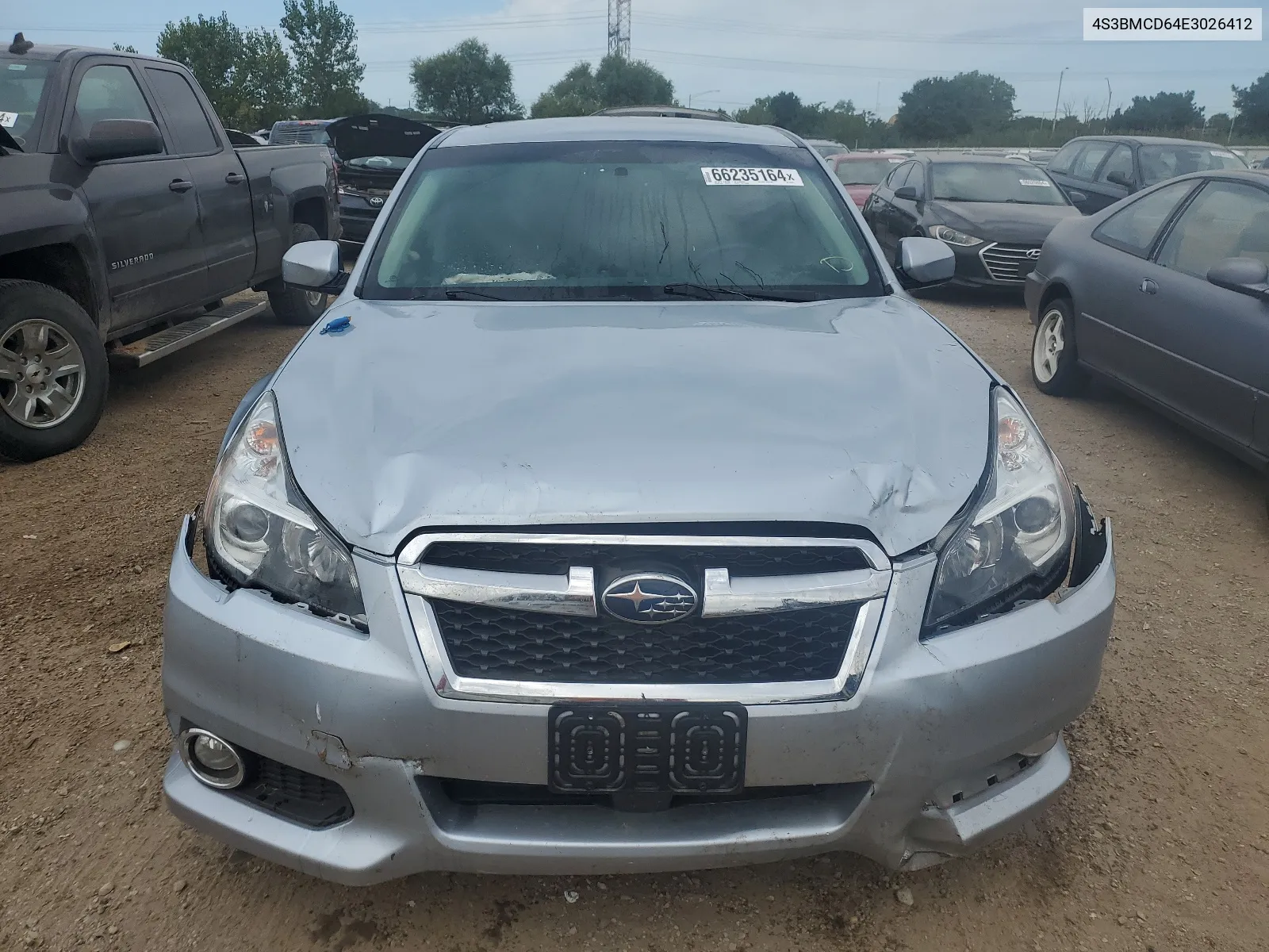 2014 Subaru Legacy 2.5I Premium VIN: 4S3BMCD64E3026412 Lot: 66235164