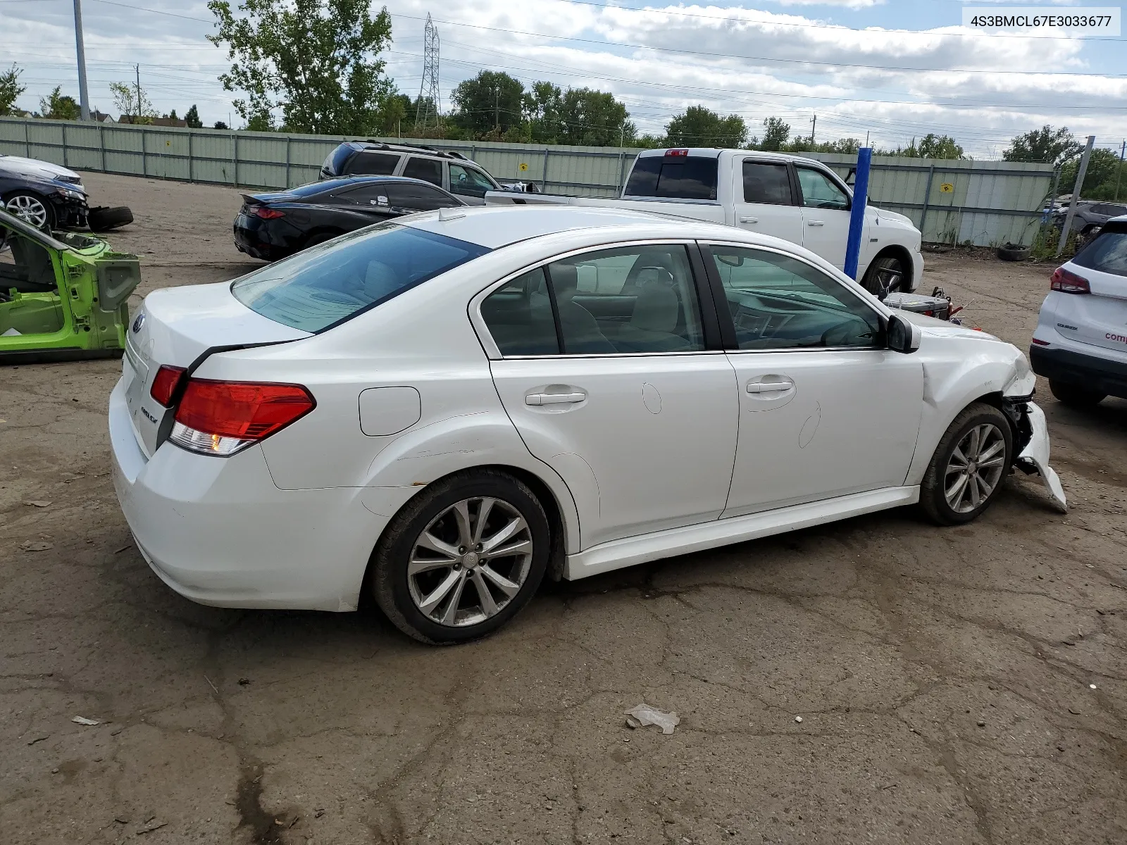 2014 Subaru Legacy 2.5I Limited VIN: 4S3BMCL67E3033677 Lot: 66965024