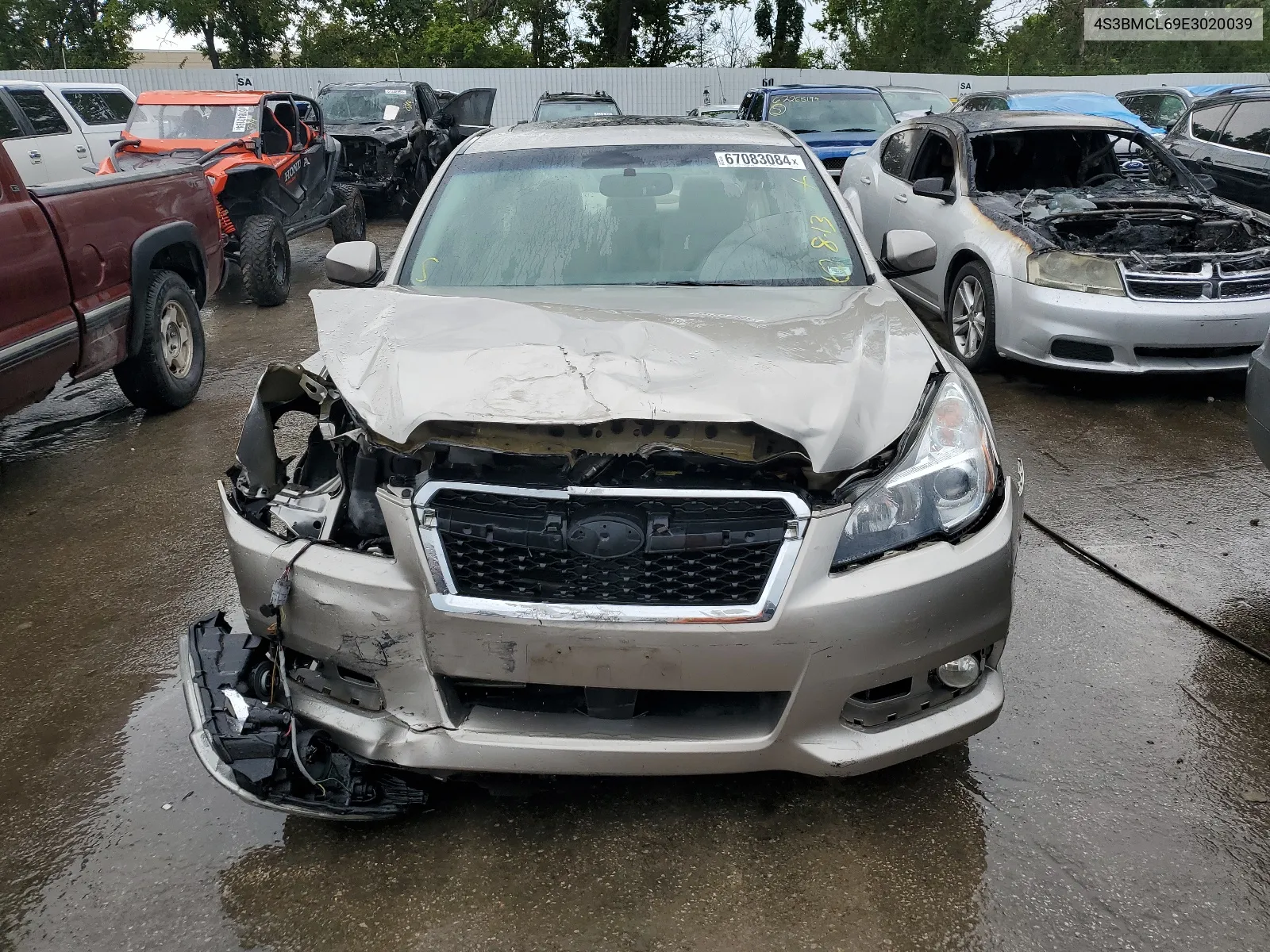 2014 Subaru Legacy 2.5I Limited VIN: 4S3BMCL69E3020039 Lot: 67083084