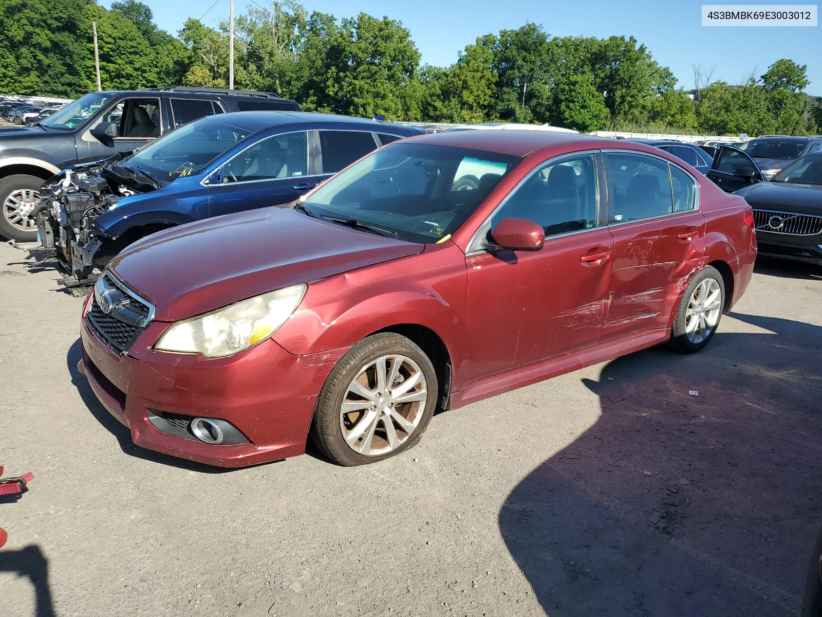 2014 Subaru Legacy 2.5I Limited VIN: 4S3BMBK69E3003012 Lot: 67092734