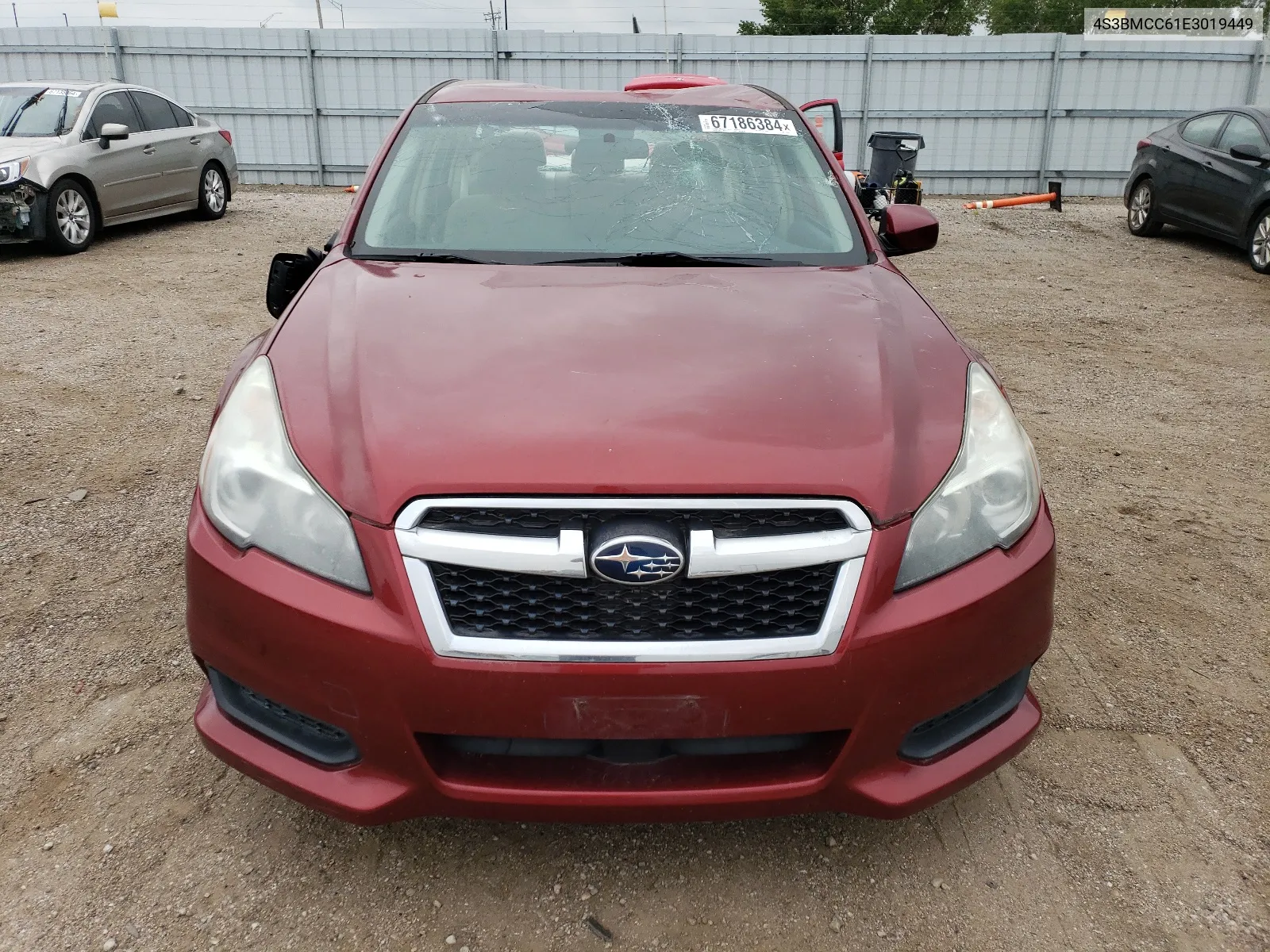 2014 Subaru Legacy 2.5I Premium VIN: 4S3BMCC61E3019449 Lot: 67186384